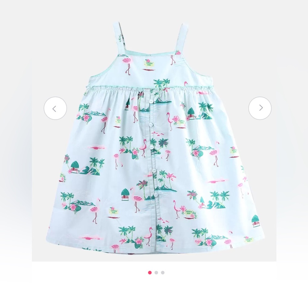 Beebay flamingo, Print Sundress girl's sz 7